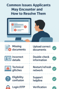 Common Issues Applicants May Encounter and How to Resolve Them