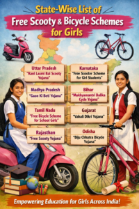 State-Wise List of Free Scooty & Bicycle Schemes for Girls