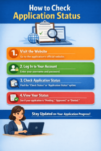 How to Check Application Status