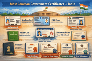 Most Common Government Certificates in India