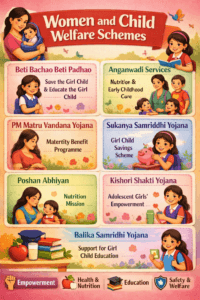 4. Women and Child Welfare Schemes