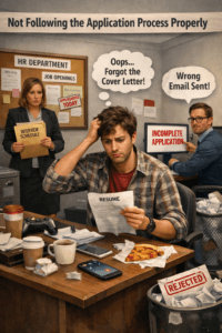 Not Following the Application Process Properly