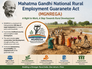 Mahatma Gandhi National Rural Employment Guarantee Act (MGNREGA)                                     