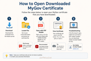 How to Open Downloaded Certificate