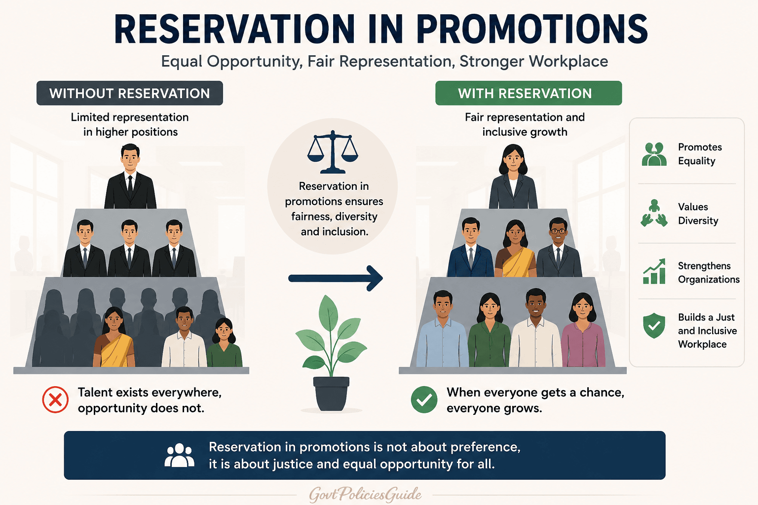 Reservation in Promotions
